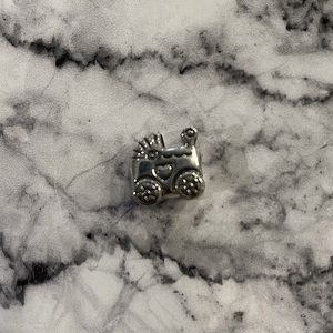 Retired Pandora Baby Carriage Charm